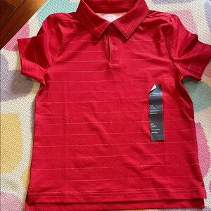 Red Kids Polo Shirt size 4/5 (XS) new